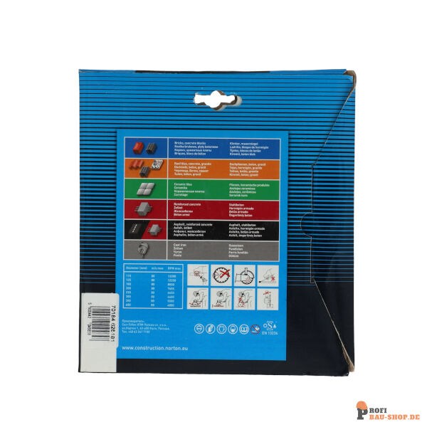 nortonschleifmittel/NORTON_schleifmittel_70184625181 Blades Norton Vulcan-VULCAN TILE-180-5x1.7_177295